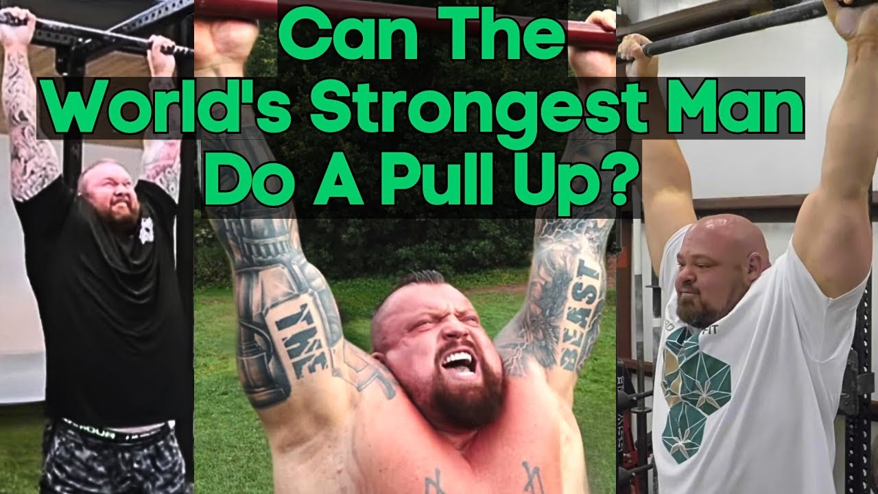 How Many Pull Ups Can The World's Strongest Man Do?