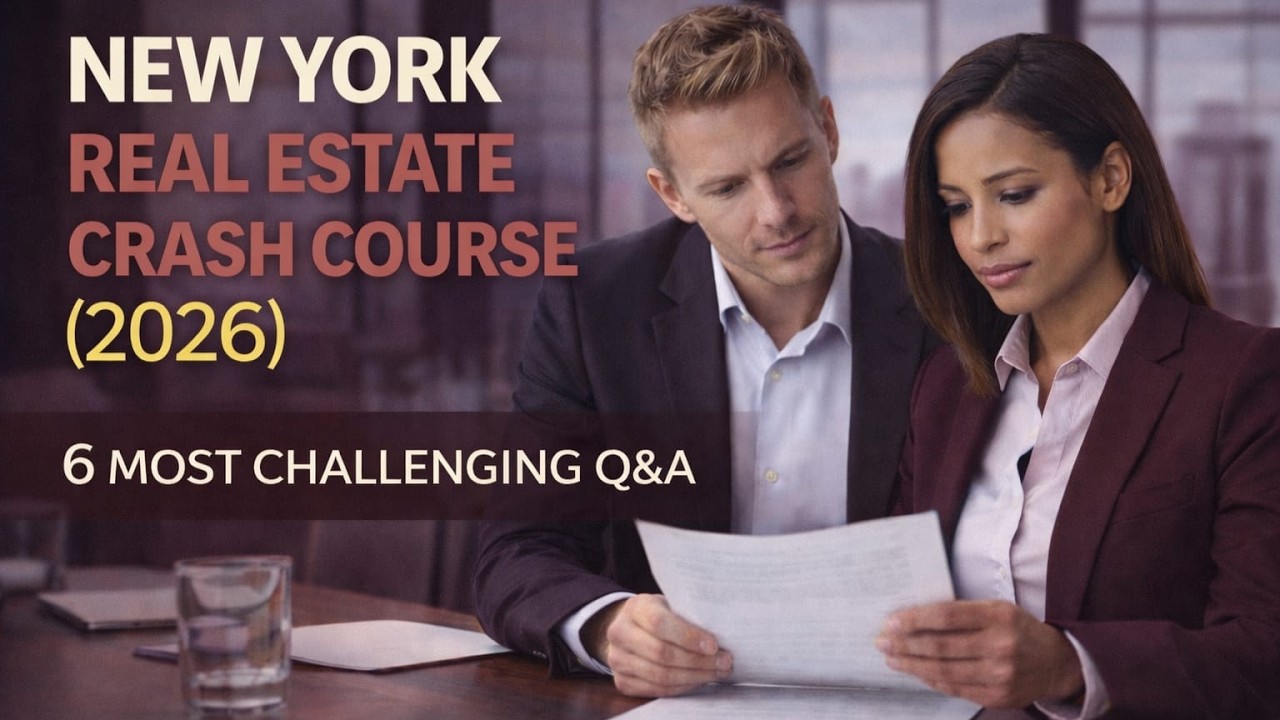 NY Real Estate Exam Crash Course Realistic All-Nighter Session With Questions And Rationales 2026