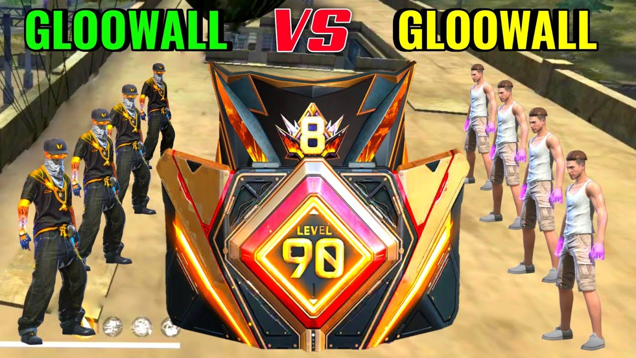 New Gloowall Skin Fight 👿 लेकिन 100 Level Wala Emote दिखा दिया 😱 अब Kya होगा 😭 Garena Free Fire 🔥