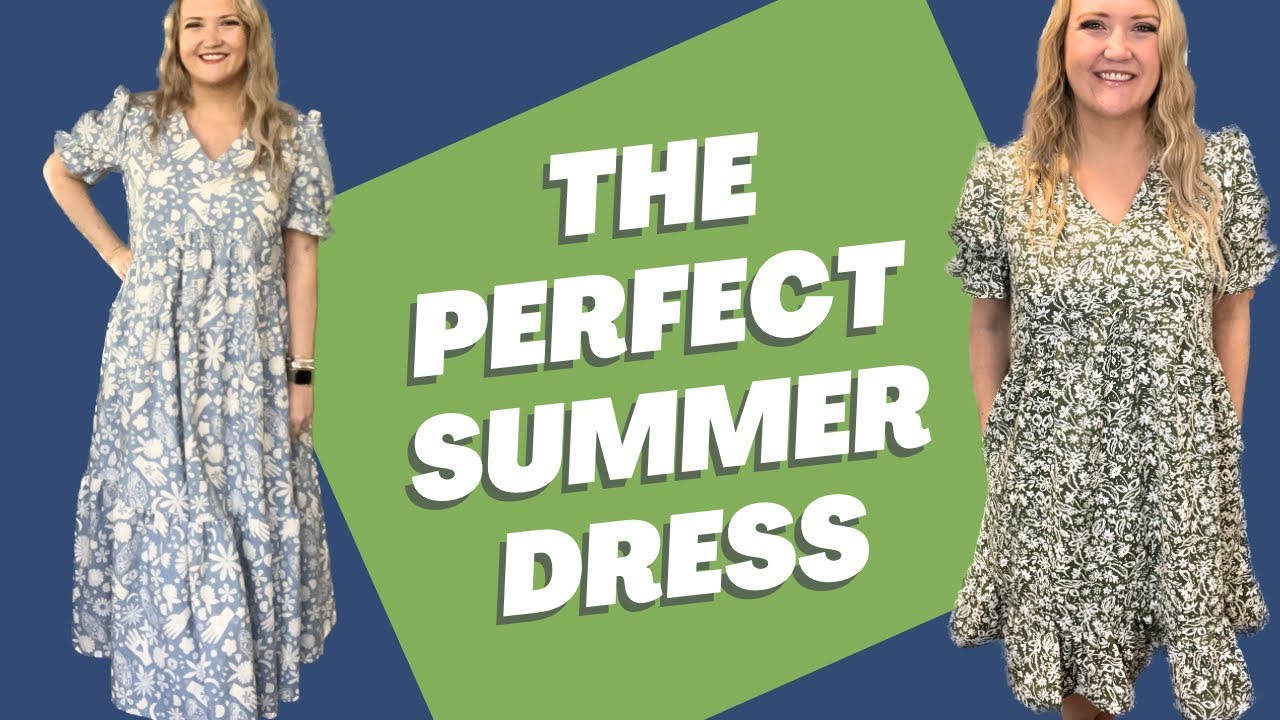 How to make a gathered Summer Dress with the Baby Lock Brilliant! Simplicity #R11704 or #S9702