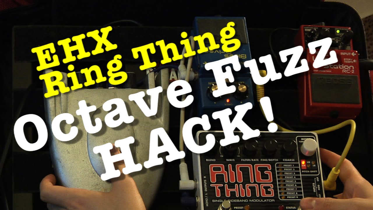 Octave Fuzz Hack! EHX Ring Thing Vs Octavia. Crazy sounds!