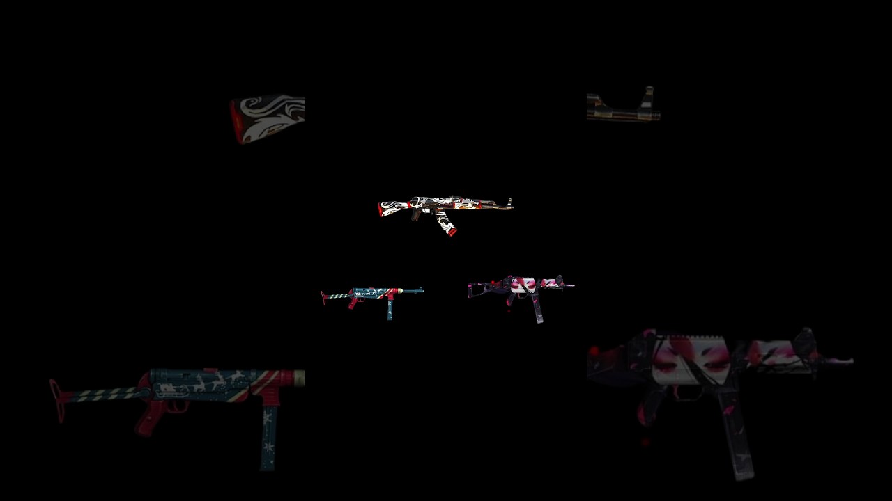 free fire new vs old gun skins 😮 😱 #freefire #editing #shorts