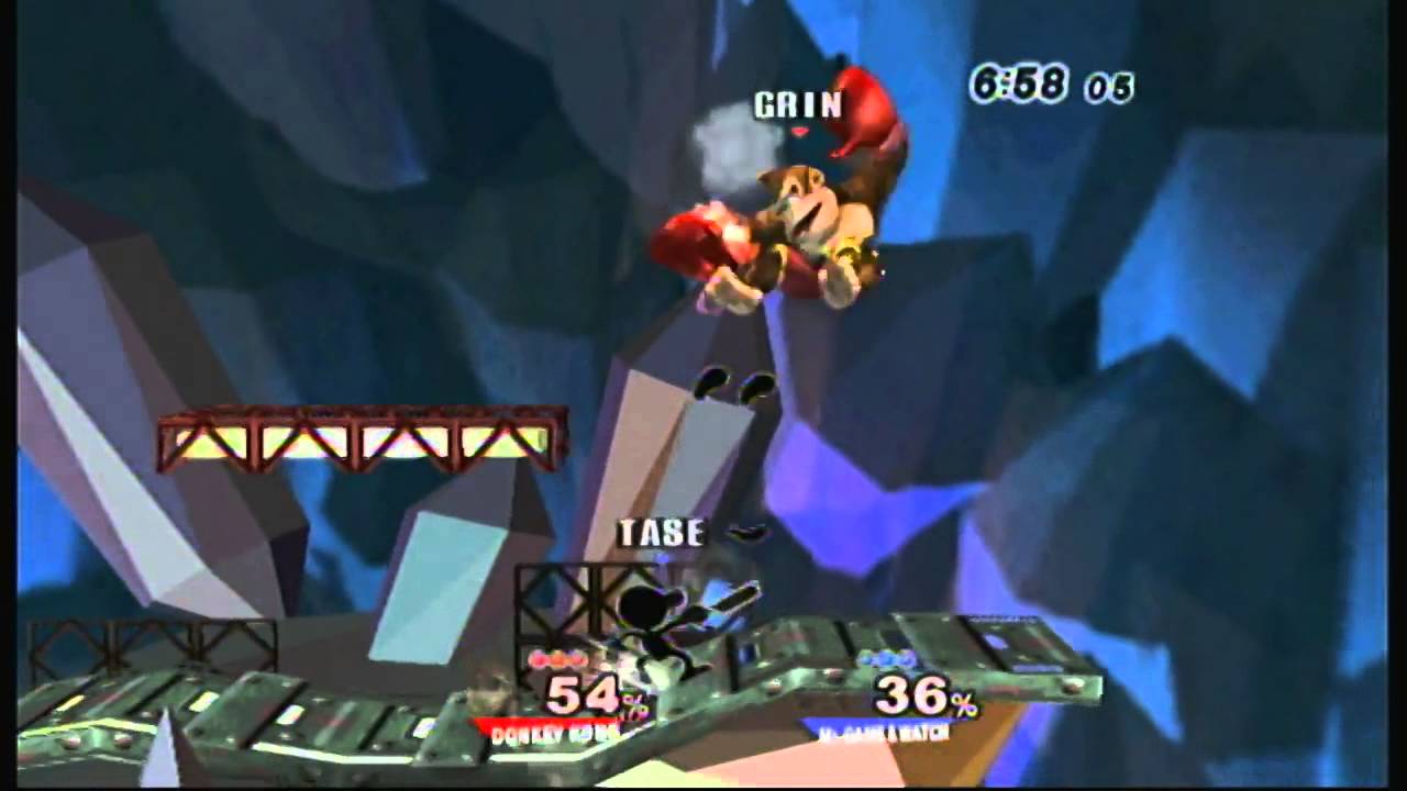 [Project M 3.0] - Grinpis (Donkey Kong) Vs Tase (Mr. Game & Watch) [Metal Cavern]