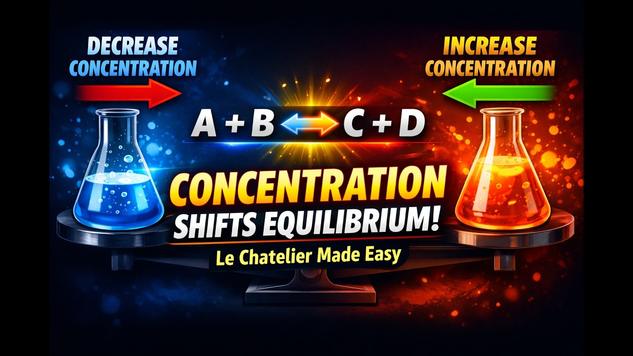 Effect of Concentration on Chemical Equilibrium | Le Chatelier’s Principle Explained for WAEC & JAMB