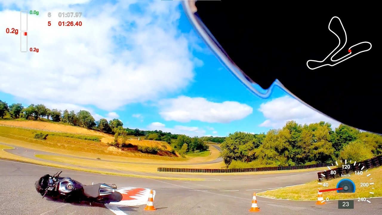 Pau Arnos ZX6R - Fast lap 1:26.4 + CRASH