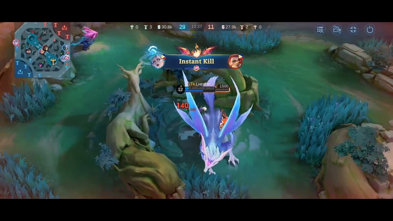 Highlights gameplay of Gusion 