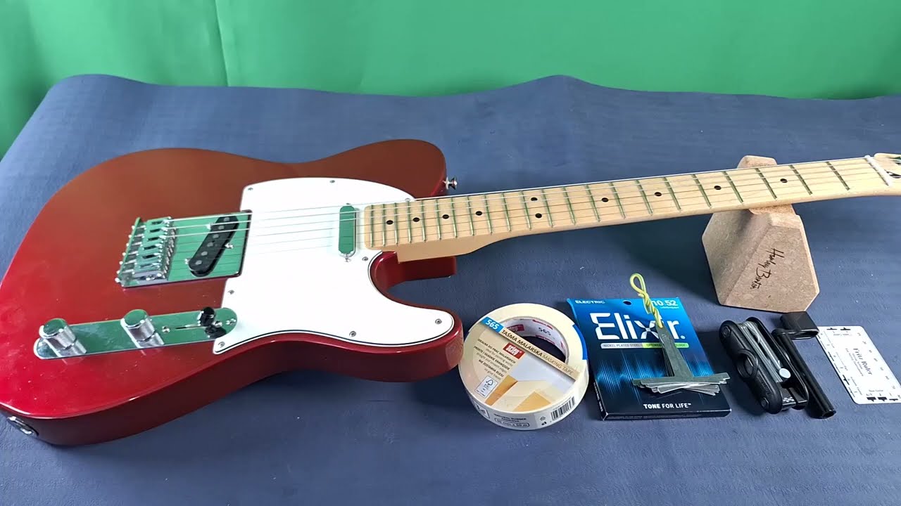 Konstancin-Jeziorna. Naprawa gitar (zmiana strun i polerowanie progów)