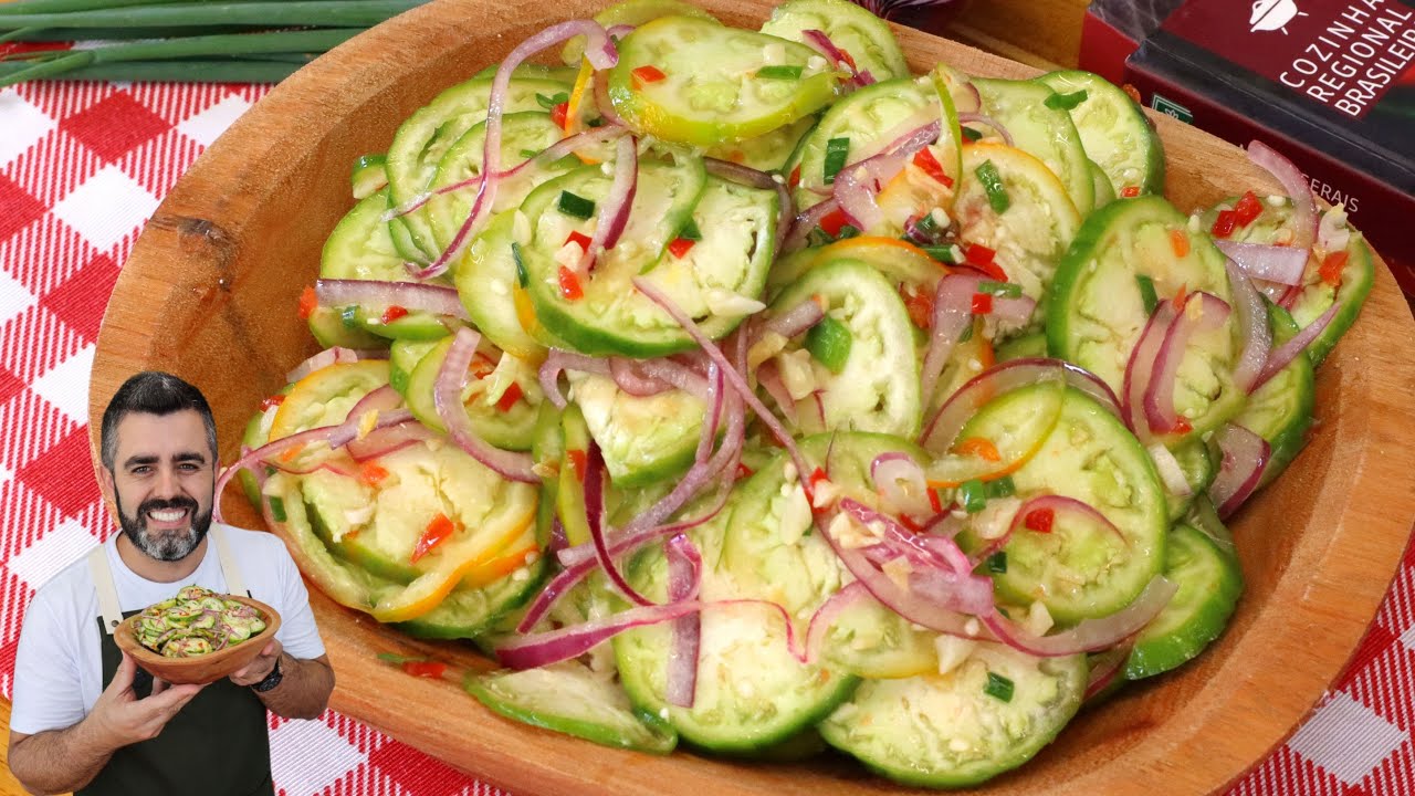 Como fazer SALADA DE JILÓ - Receita Nutritiva e Deliciosa - Receitas de Pai