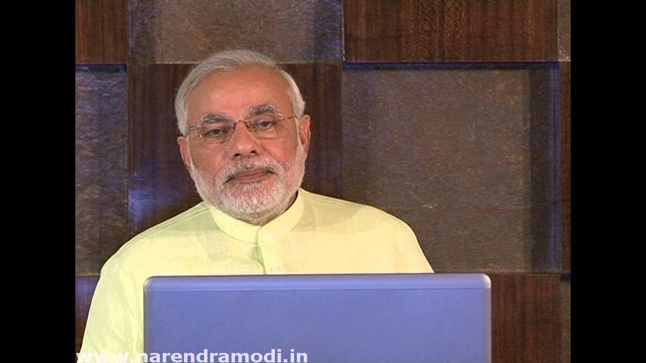Shri Narendra Modi talks on 'Technology in Politics' at the Google Big Tent Active Summit