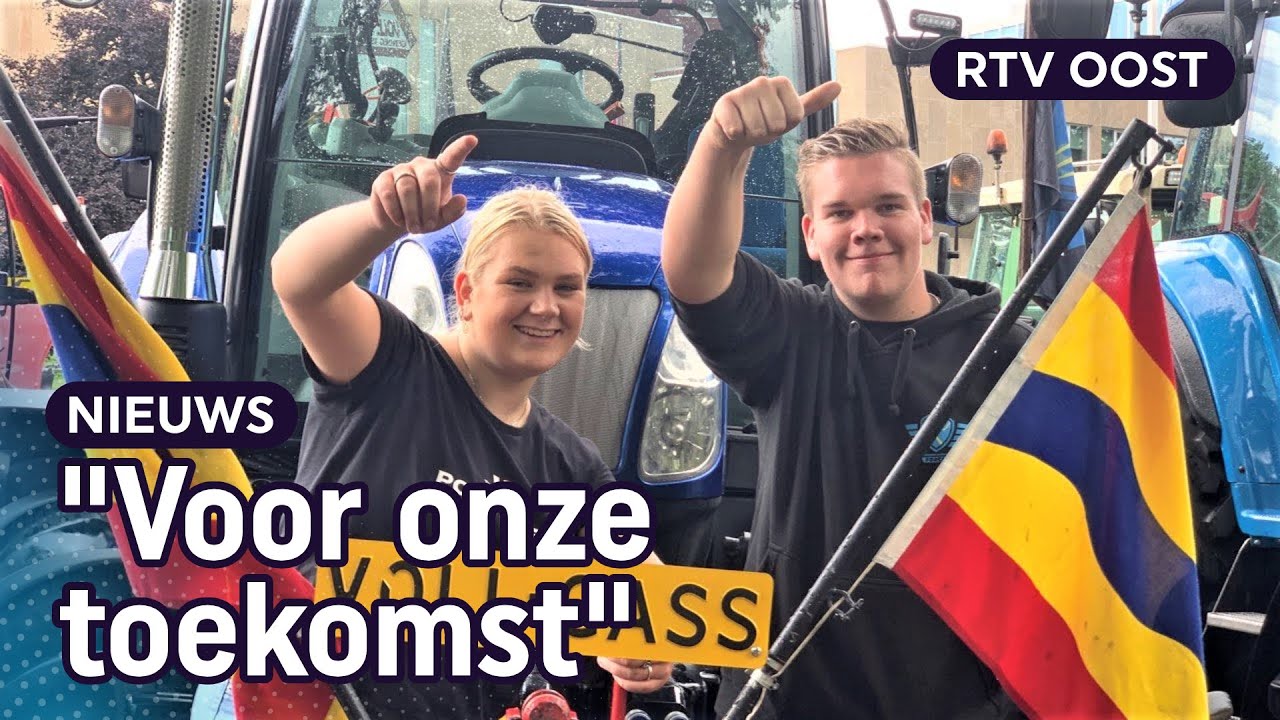 Compilatie: honderden boeren protesteren tegen 'oneerlijke' stikstofregels | RTV Oost