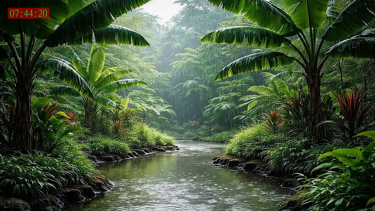 Low Volume Rain Night Sounds for Sleeping for Gentle Rest