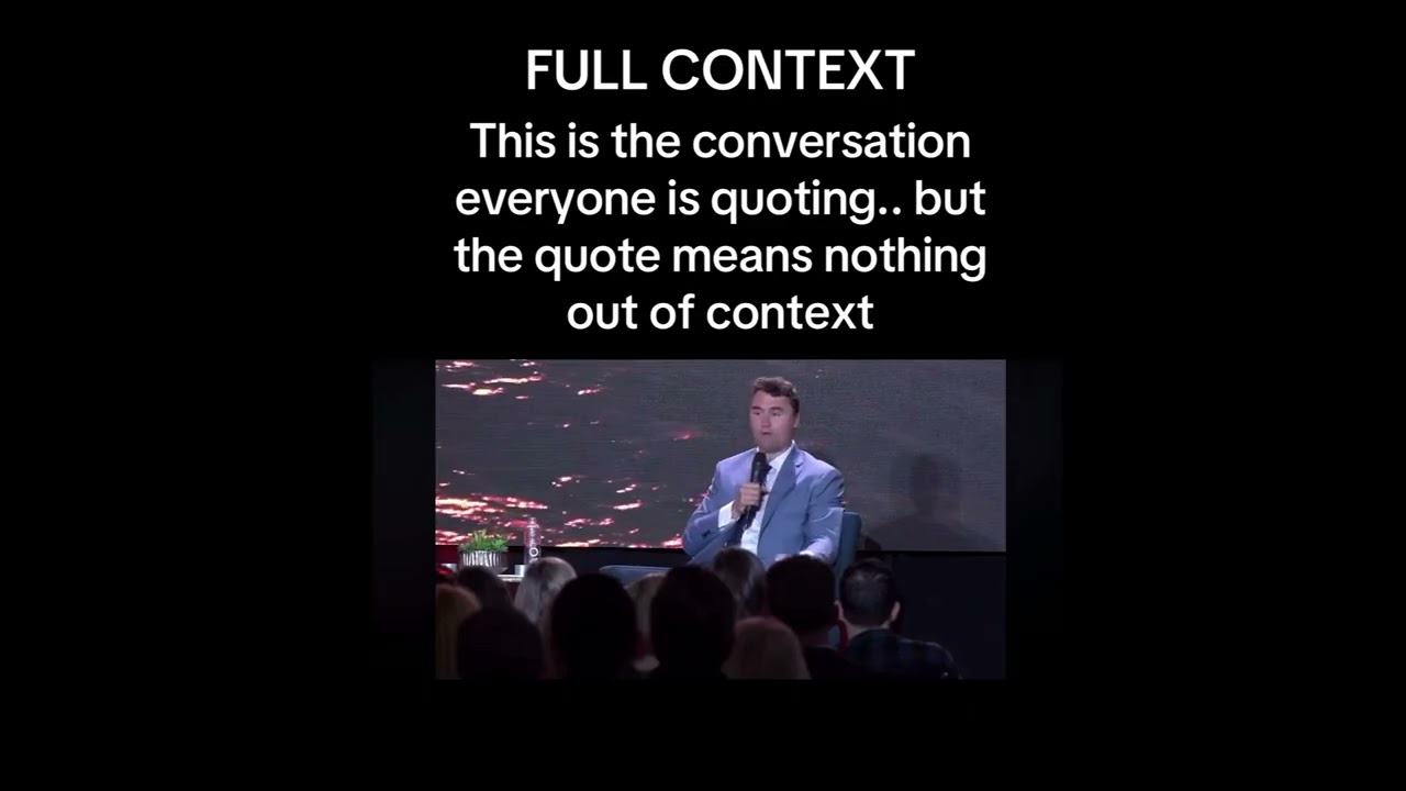 Charlie Kirk's FULL quote on gun deaths