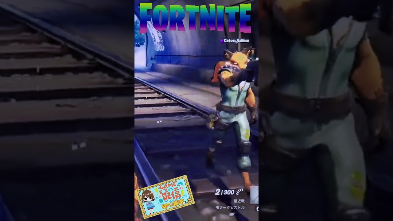 【フォートナイト】銃を構えて歩いてるのがカッコいいだけのshorts