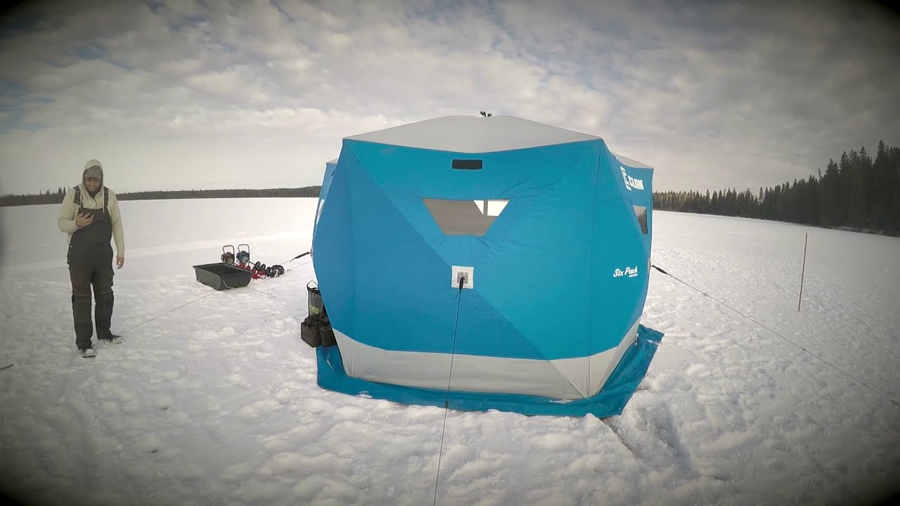 2021 850 XMR update Ice fishing Beautiful Lake Mb