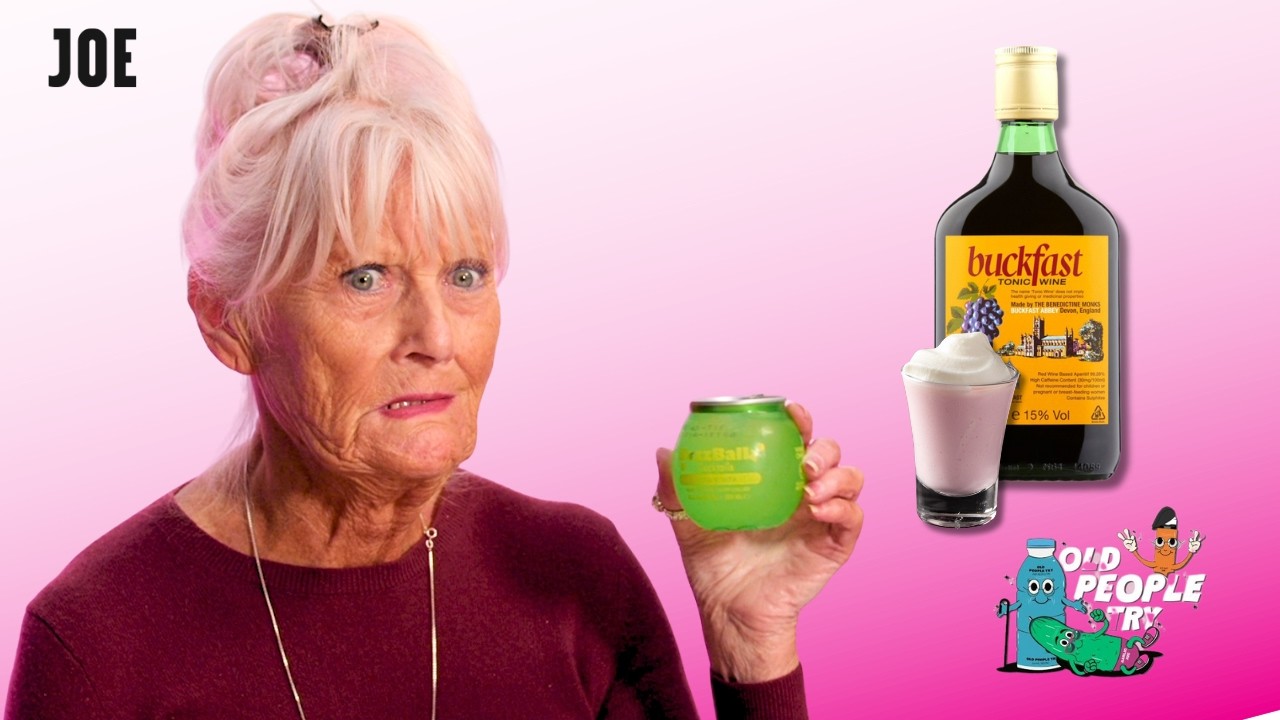 Old People Try Buzzballz, Tequila Rose & Buckfast