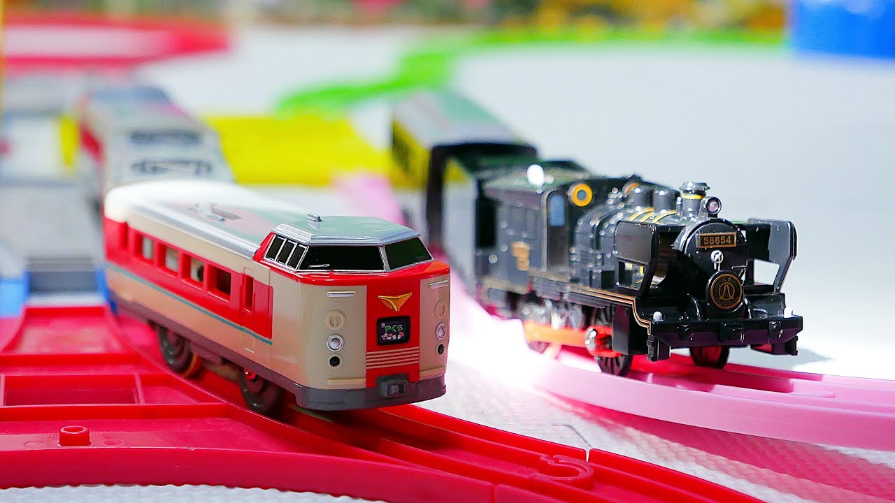 プラレール  引退間近か ＪＲ九州を走るＳＬ人吉と瀬戸内海と日本海を結ぶ特急列車 381系特急やくも  ありがとう、ありがとう！惜しまれる車両が2024年3月の新製品プラレールで登場！