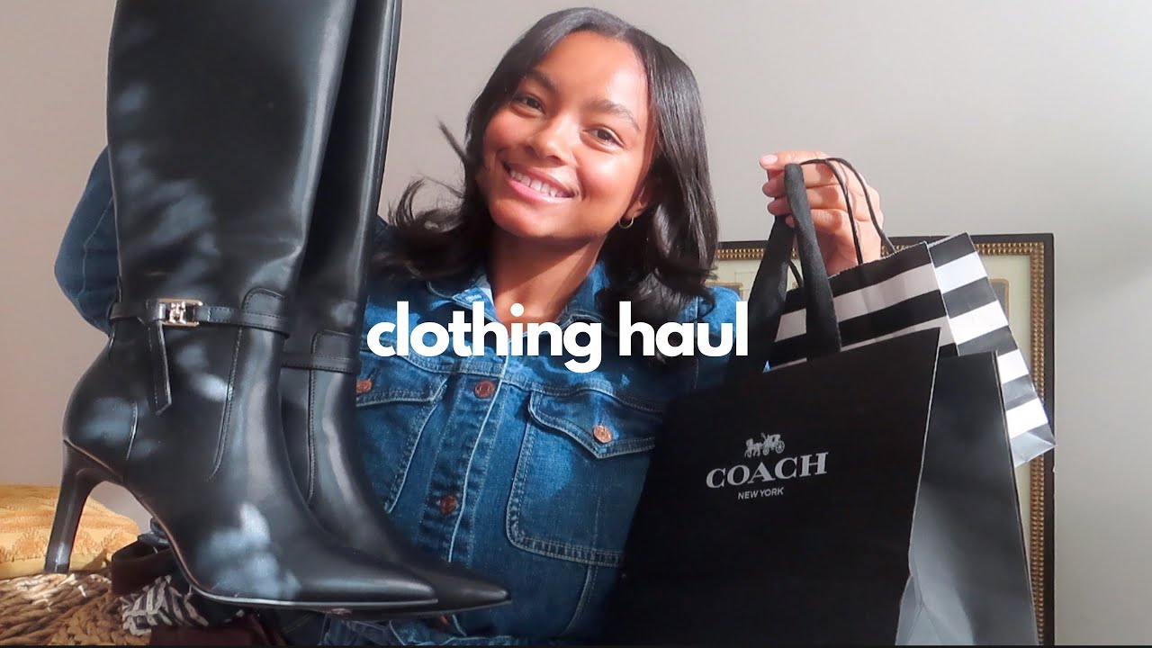 clothing haul: Zara, Coach, Sephora and more