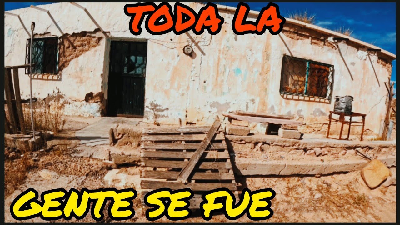 RANCHITO FANTASMA SOLO Y ABANDONADO CON  SUEÑOS Y RECUERDOS ¡¡ SE FUERON TODOS !!