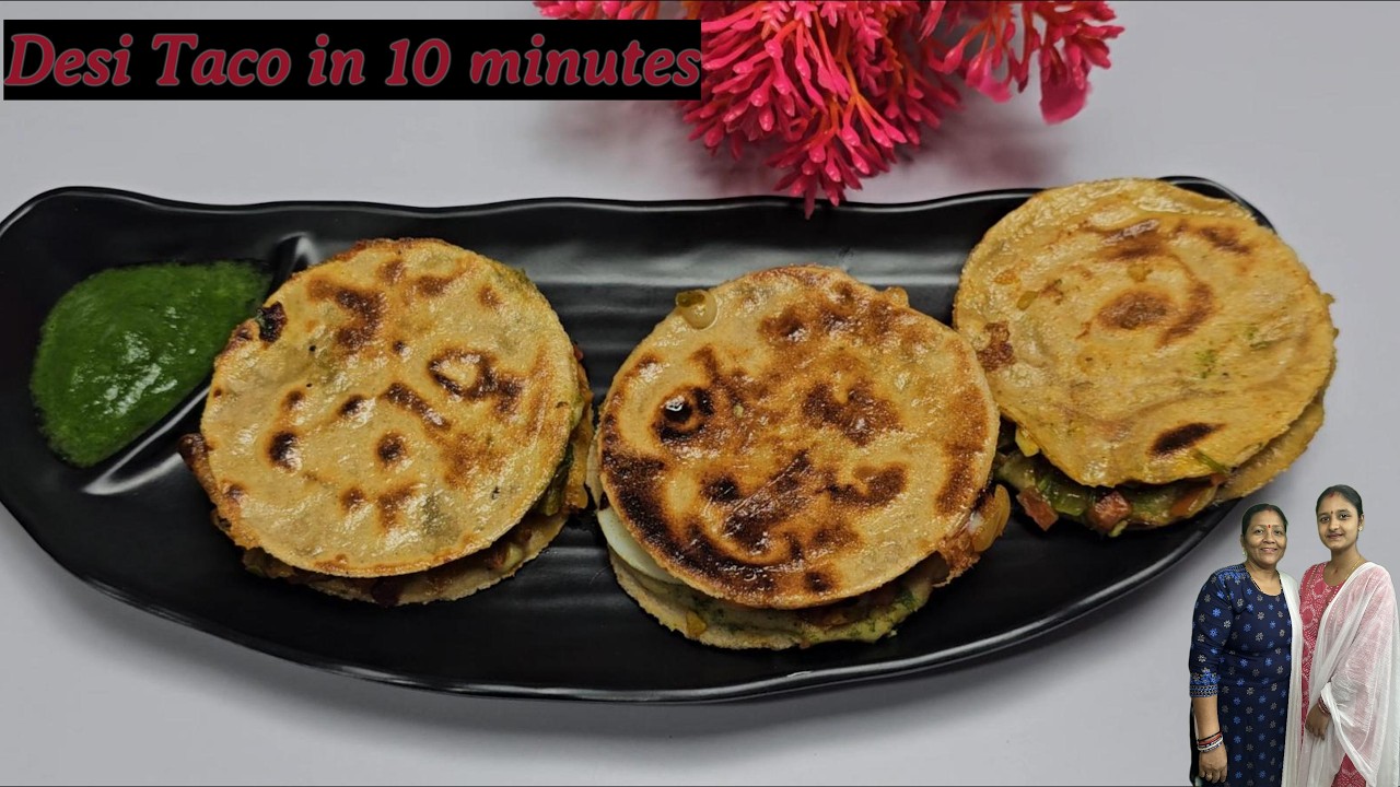 Kids Tiffin Ready in 10 Minutes | झटपट Desi Taco Recipe I Busy Moms Must Try!