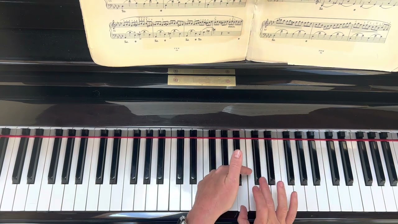 Chopin Etude op.25, no.2 (1/5) Detailed tutorial, RH fingering
