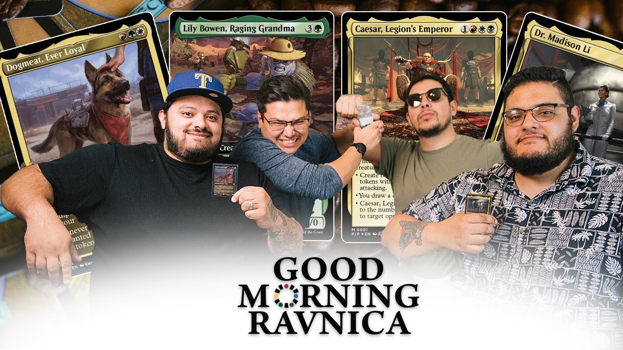 Dogmeat vs Lily Bowen vs Caesar vs Dr. Madison Li | MTG Commander Gameplay | Good Morning Ravnica #1