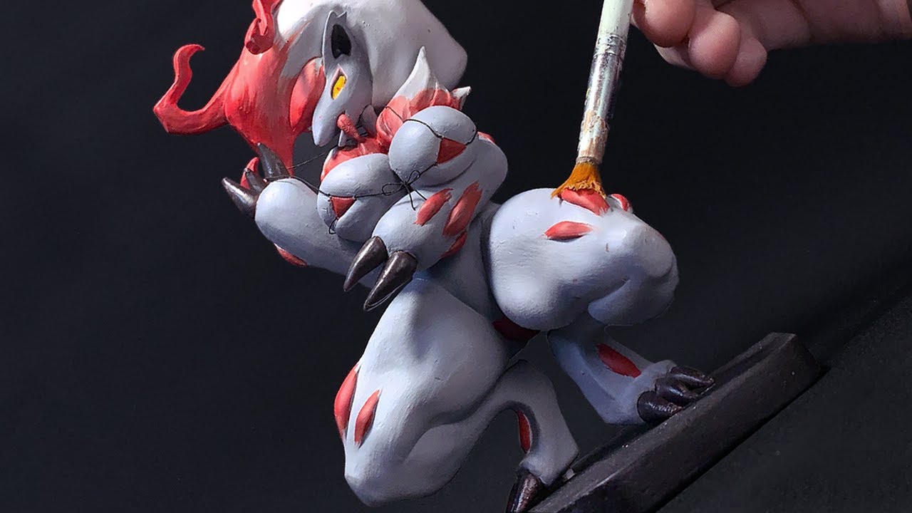 Sculpting Hisuian Zoroark with dark desires