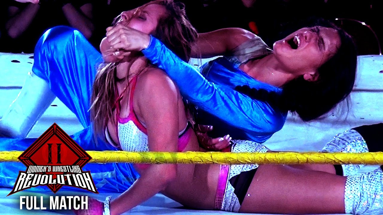 ПОЛНЫЙ МАТЧ — Шанна против Блю Никиты — женский титульный матч GSW: GWF Women's Wrestling Revolut...