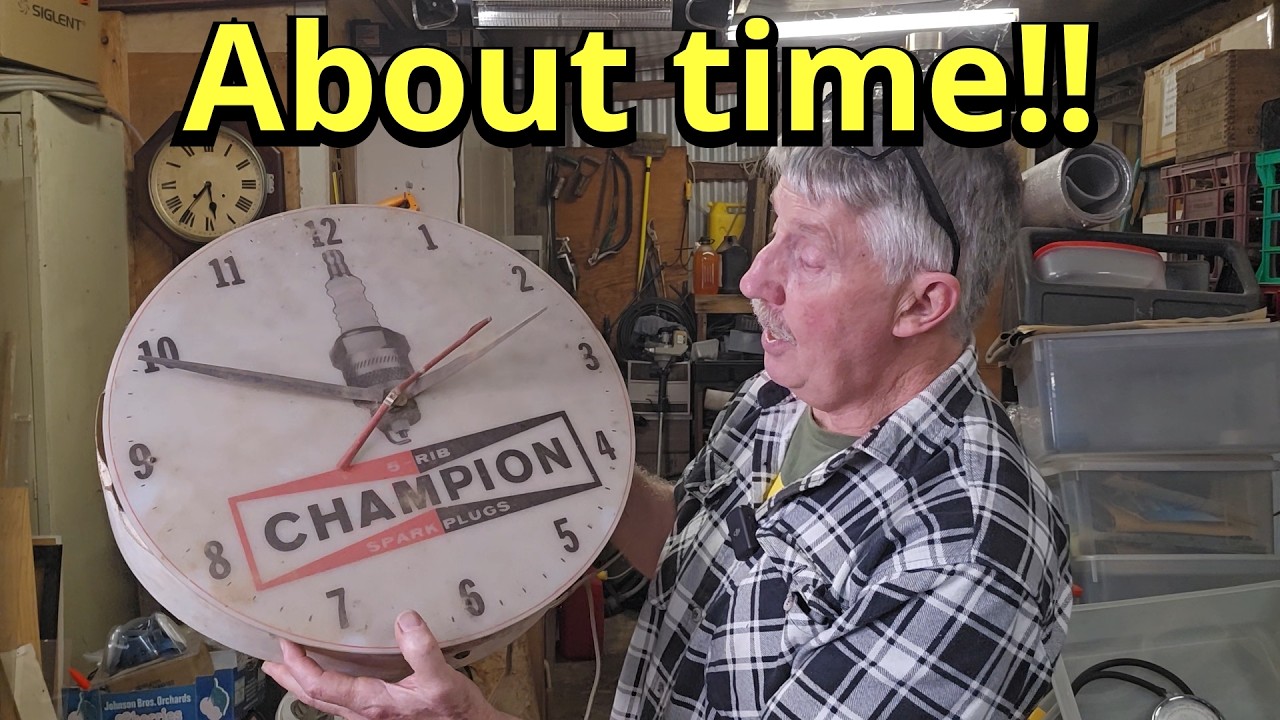 Rare 1920s Valve Radio & Original Champion Spark Plug Clock Found! | Ep. 176