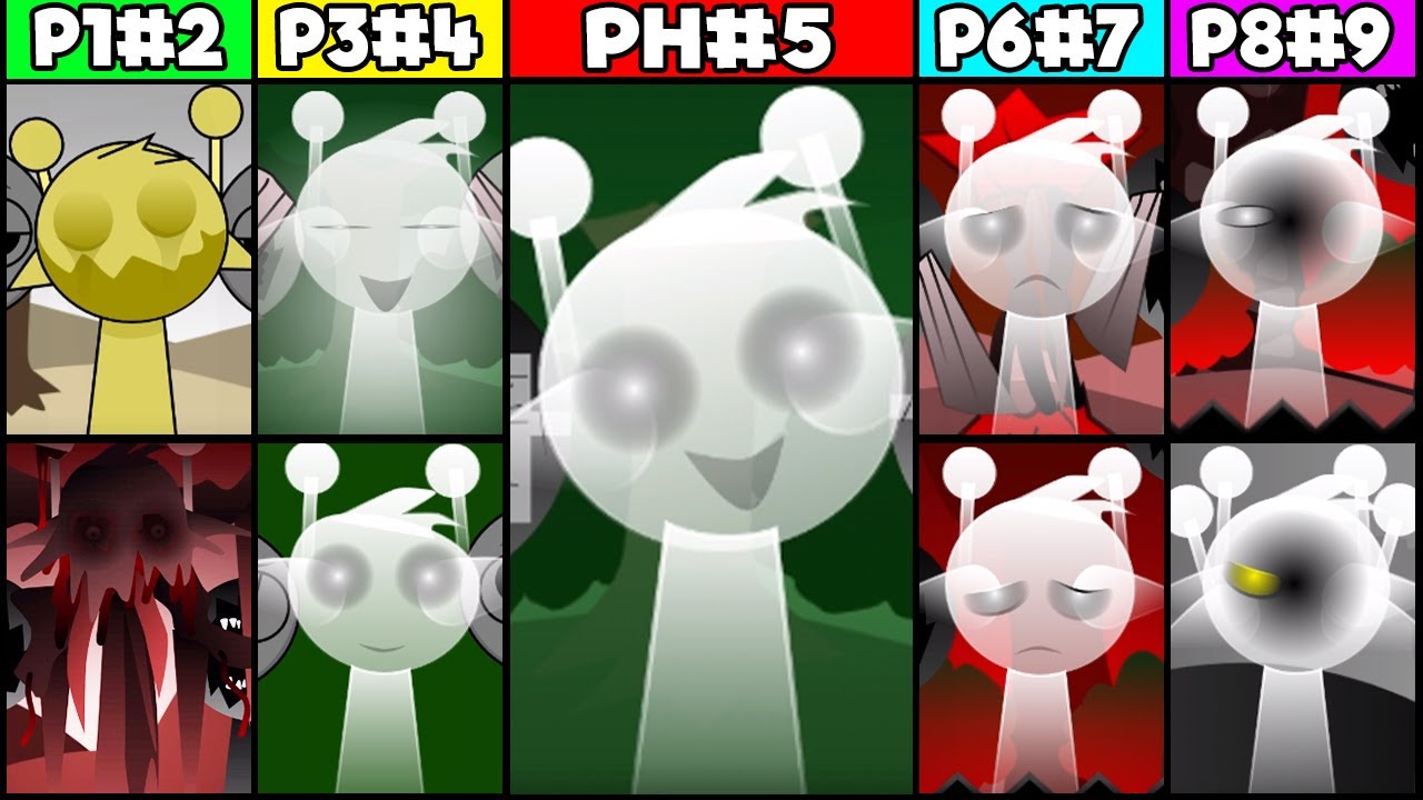 NEW MOD! Phase 1 to NEW Phase 9 ParaSprunki Version In Incredibox Sprunki All Phases! #79