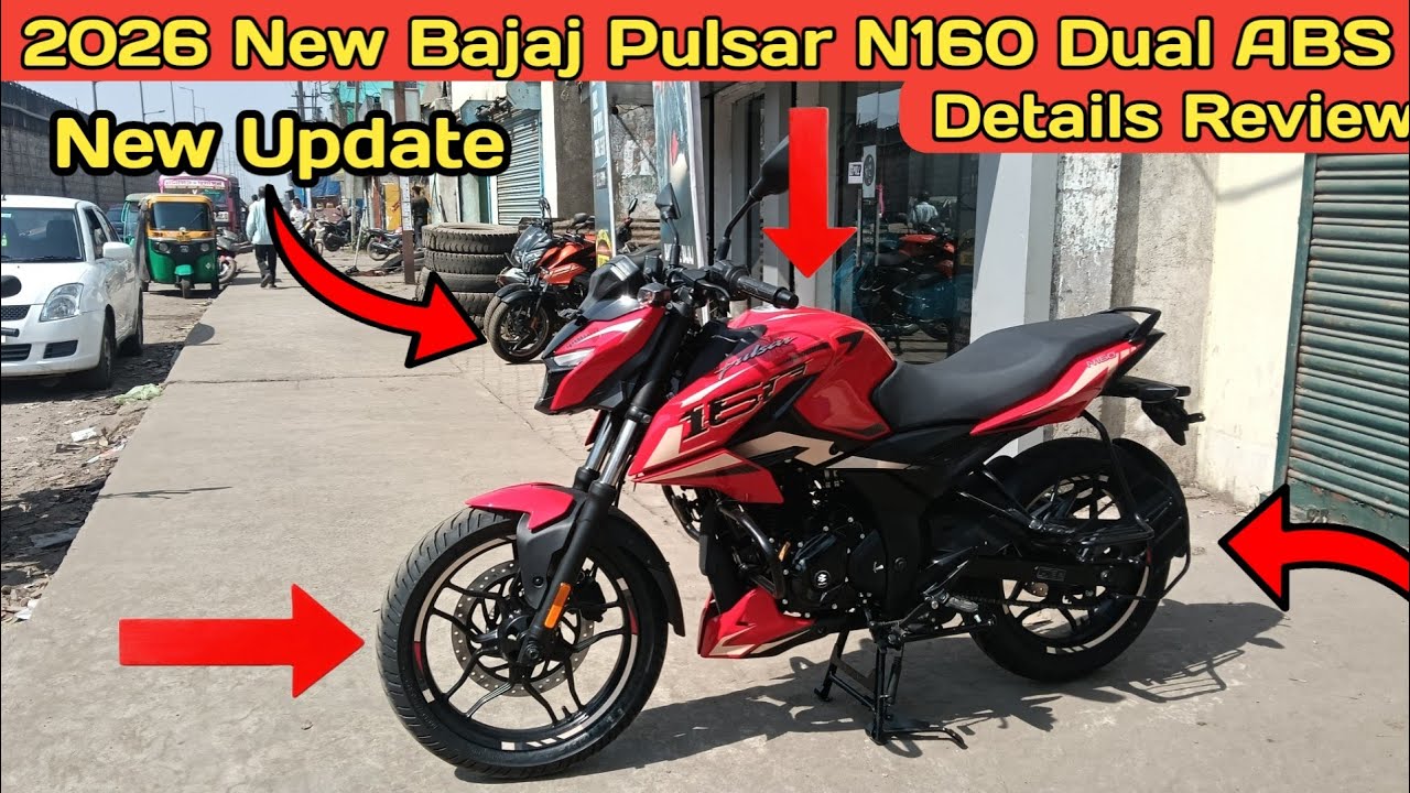 2026 🚀 New Bajaj Pulsar N160 Single Seat Details Review || Dual Channel ABS ||  New Update || Price 