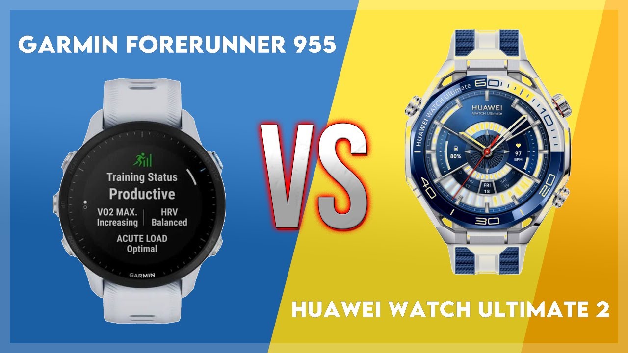 Garmin Forerunner 955 vs Huawei Watch Ultimate 2 Comparison