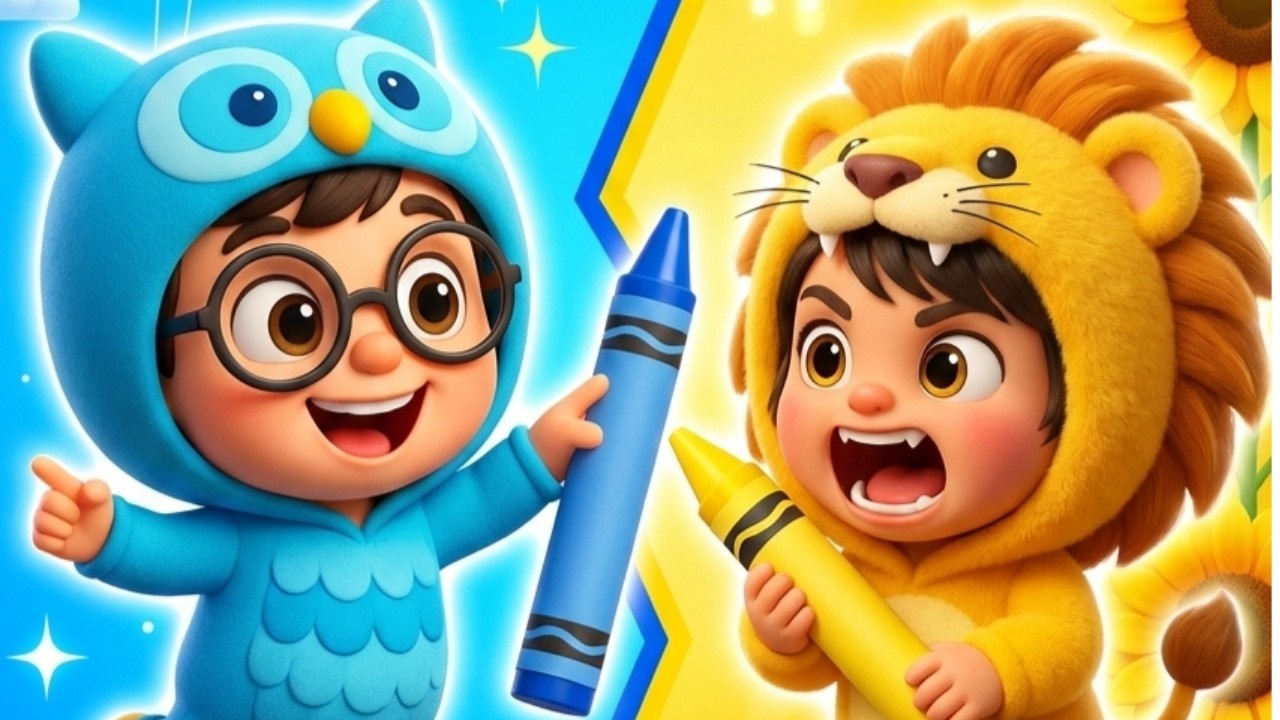 💙💛 ¡Aprende los Colores AZUL y AMARILLO! Mix de Canciones con Bubu y Sami | Aprendibujos