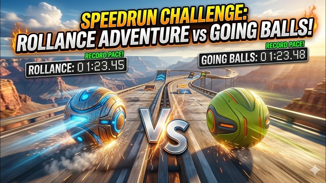 Rollance Adventure Balls vs Going Balls - Speedrun Challenge 2026!🎮