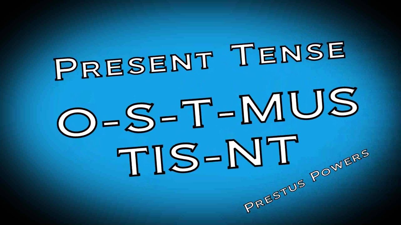 Latin Present Tense Song