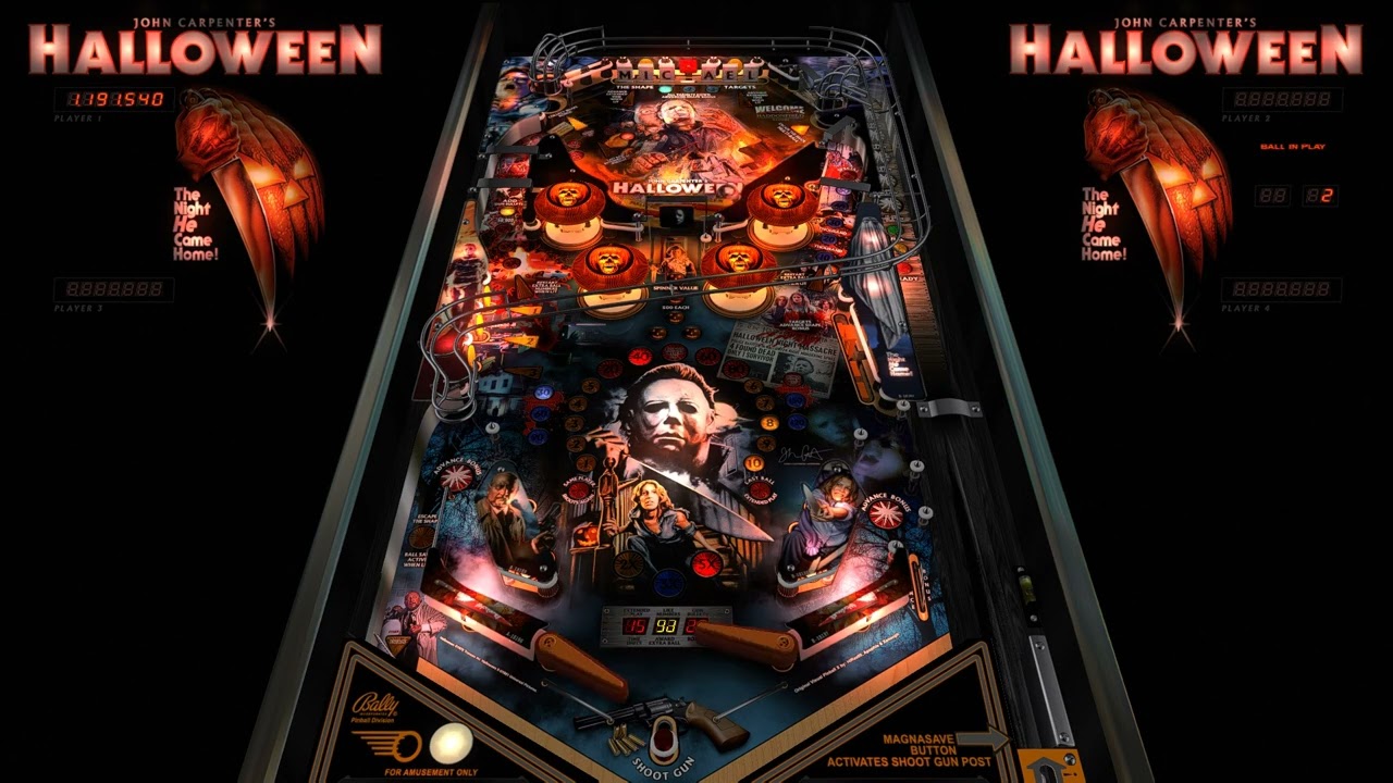 Halloween 1978-1981 (Original 2022) HiRez00 & Apophis 1.0 - Visual Pinball X - Huge 7.5 mil score!