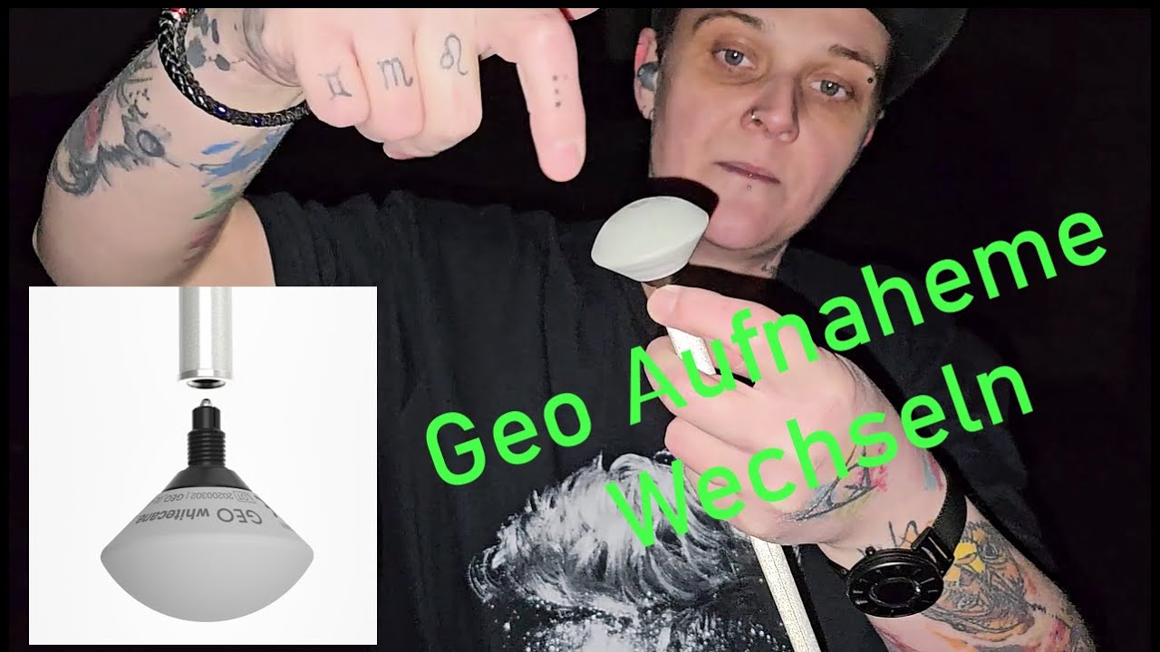 wie wechsle ich die Whitecane IO, Geo-Rollspitzen Halterung?