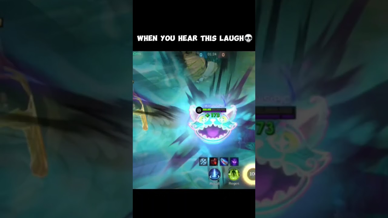 Zilong's laugh is pure nightmare fuel 💀 #mobilelegends #helcurt #zilong #mlbb #shorts