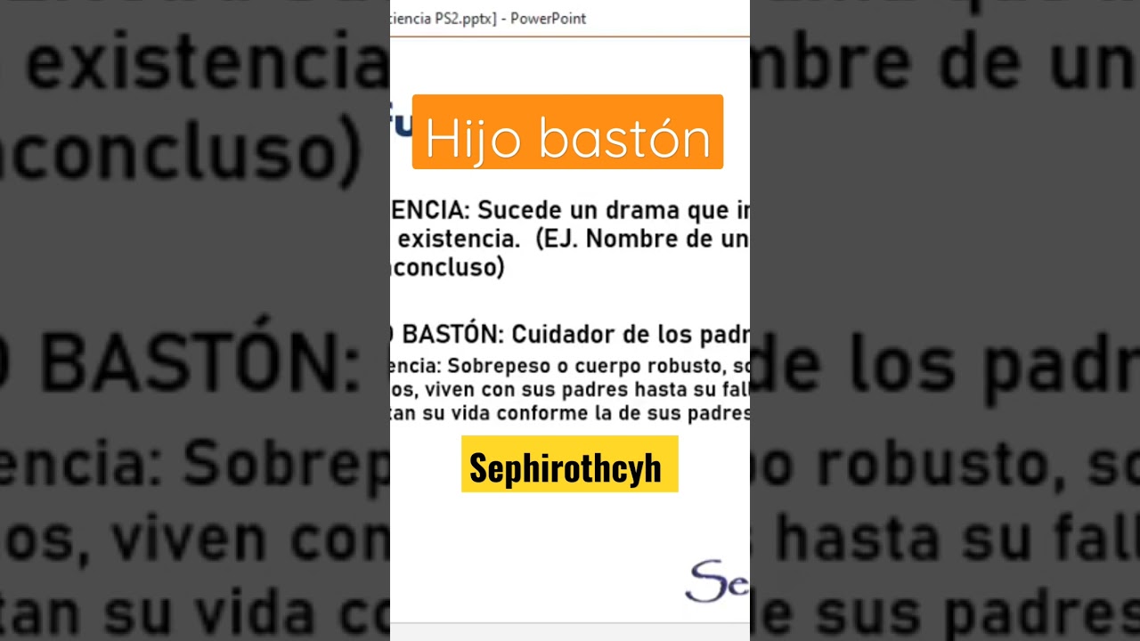 Hijo bastón | Biodescodificacion