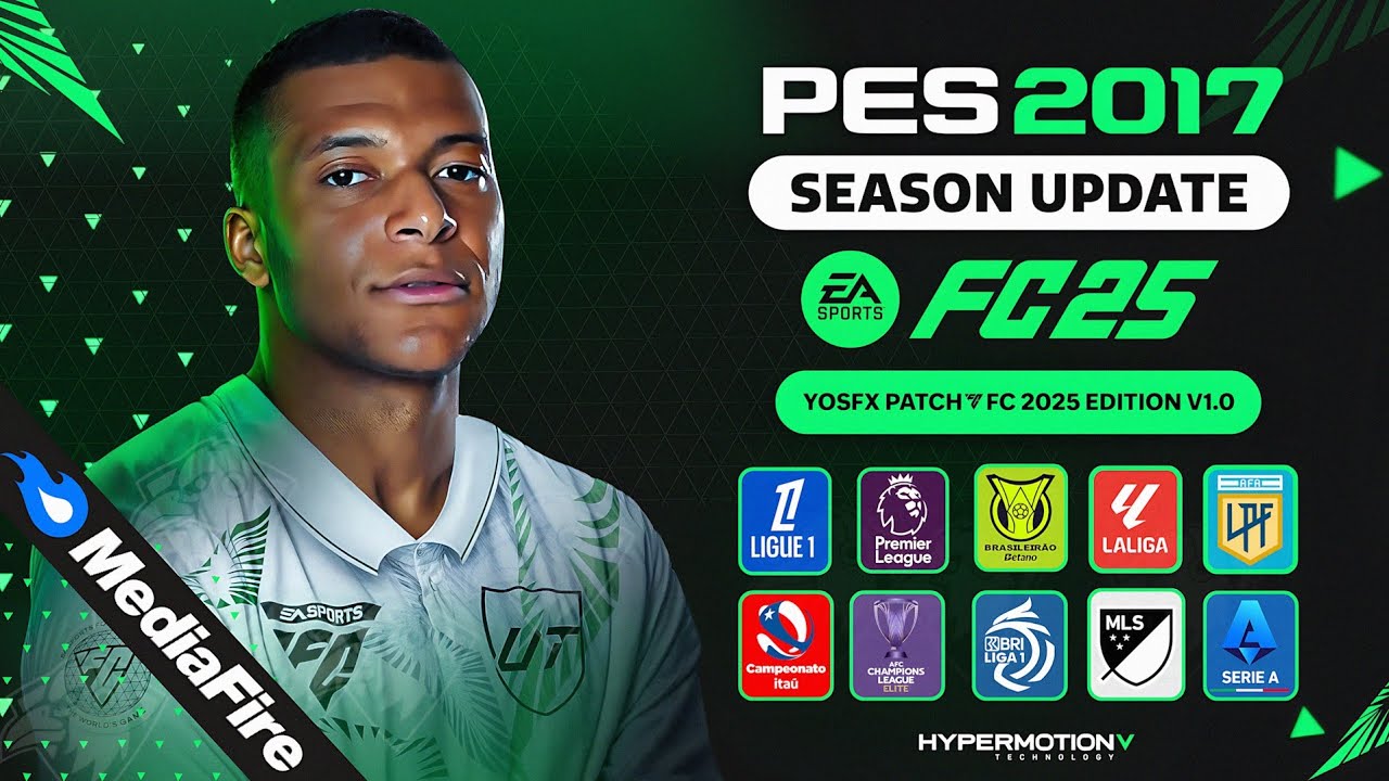 How To Download & Install PES 2017 - FC 2025 Edition By YosfX Patch
