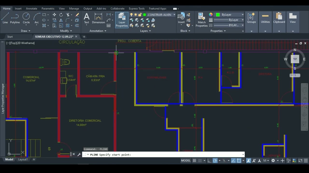Levantamento Autocad Construir e Demolir , MÉTODO DOS LAYERS