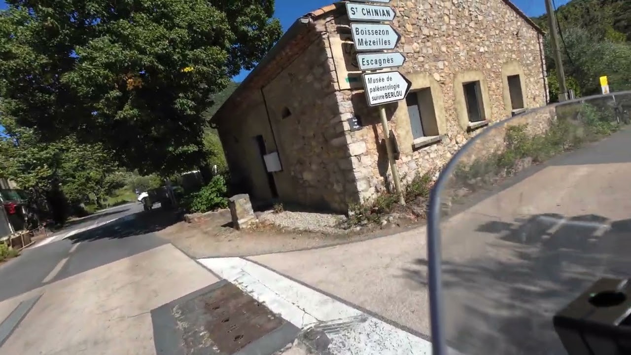 Motorcycle - La Couvertoirade to Beziers, South of France