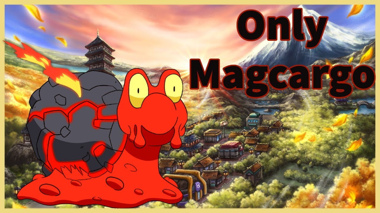 Can You Beat Pokémon HeartGold With Only Magcargo?? (No Items in Battle)