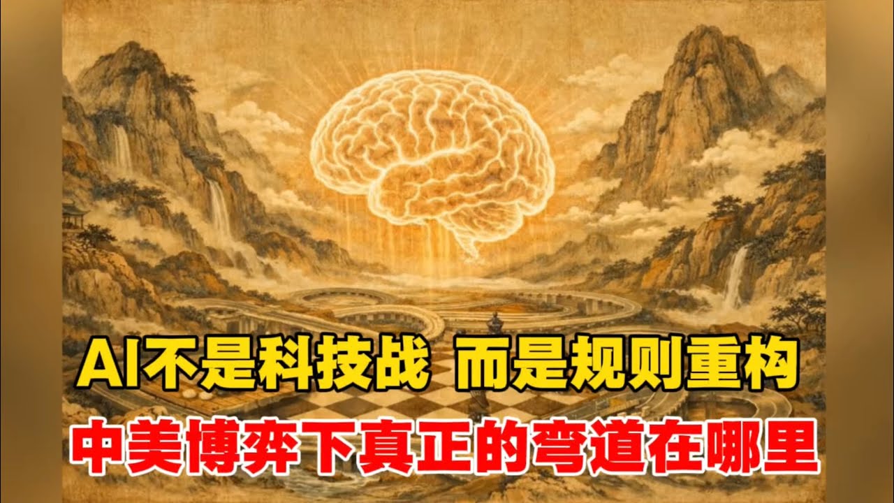 AI不是科技战，而是规则战 中美博弈下真正的弯道超车