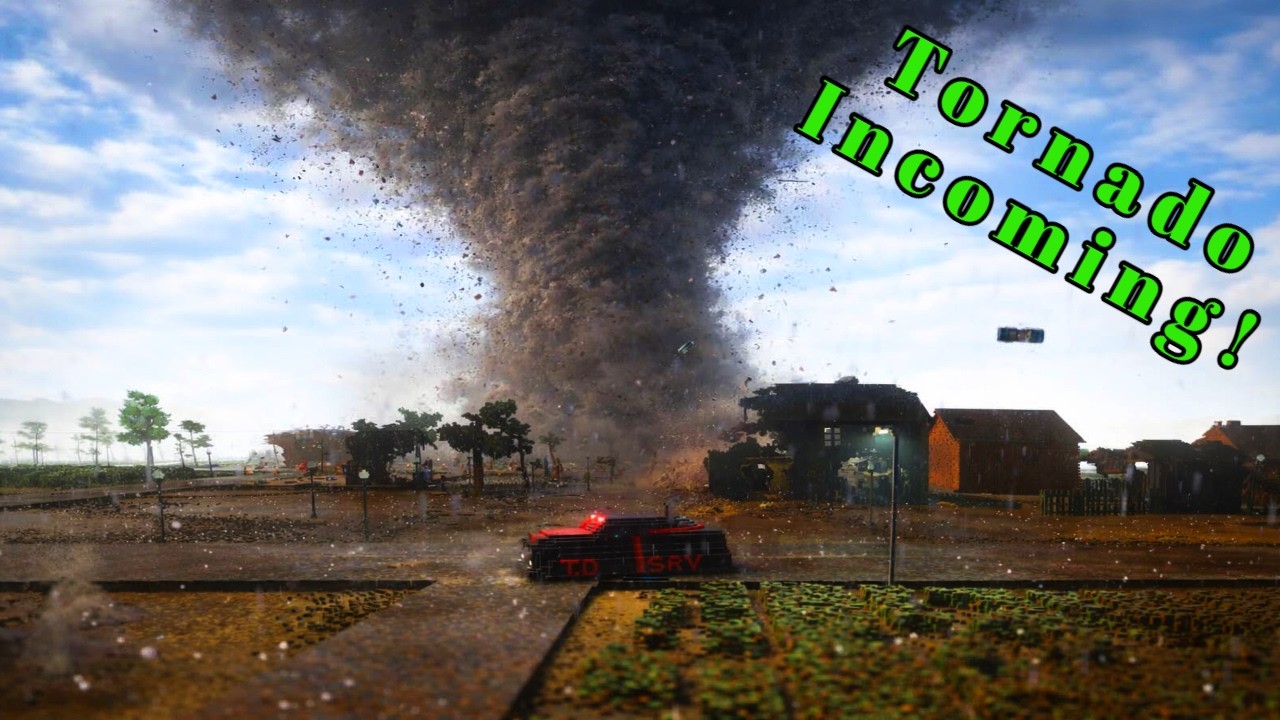 Realistic Tornado Destruction | Teardown