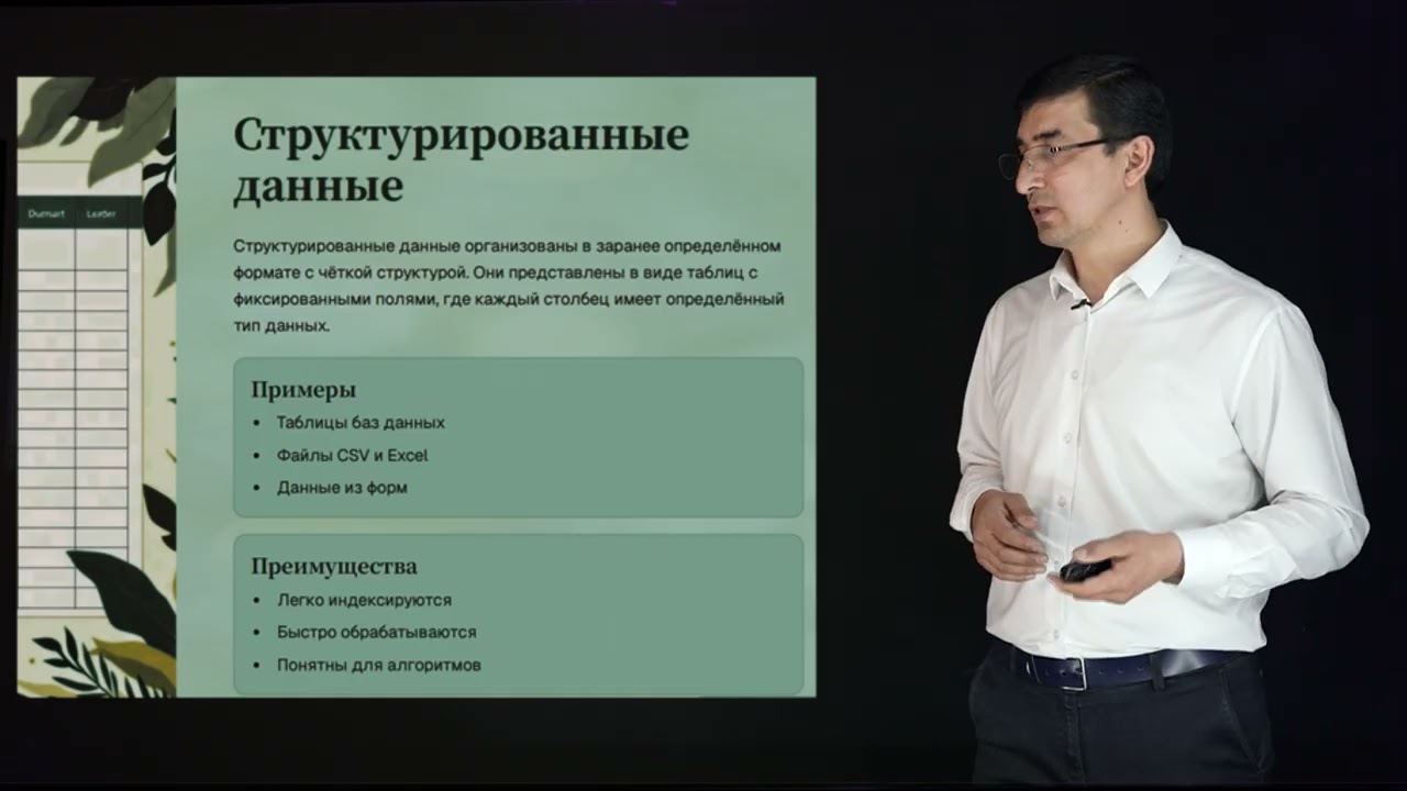 Исмаилов Х.Б. - 9.Очистка и типы данных в ИИ структурированные и не структурированные.