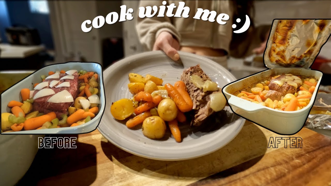 EASY Roast Beef Dinner Recipe | Cook With Me | Shaelyn
