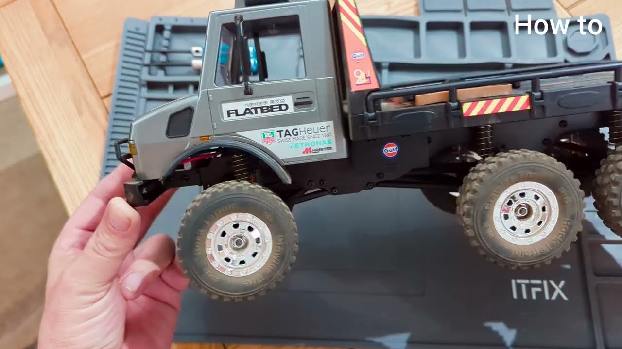 JJRC C8823 Unimog 6x6 !   How To Fit The Optional winch !! 