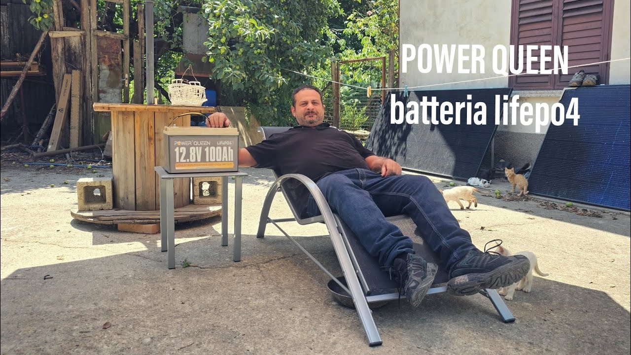 Power Queen,  batteria lifepo4 12,8V di 100Ah.