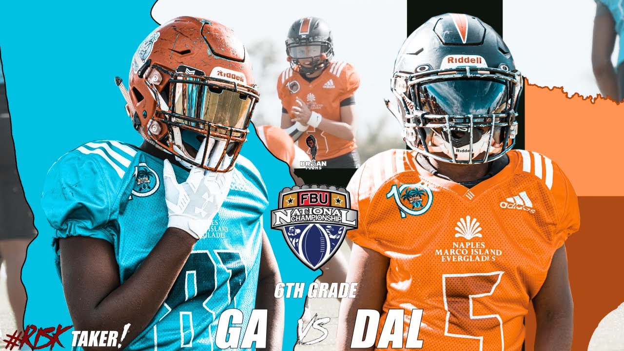 Georgia Vs Dallas 🔥🤯 || 6th Grade FBU National Championship