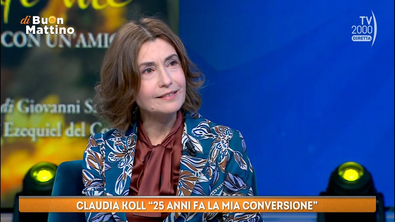 Di Buon Mattino (TV2000) - Claudia Koll presenta il libro Qualcosa di me